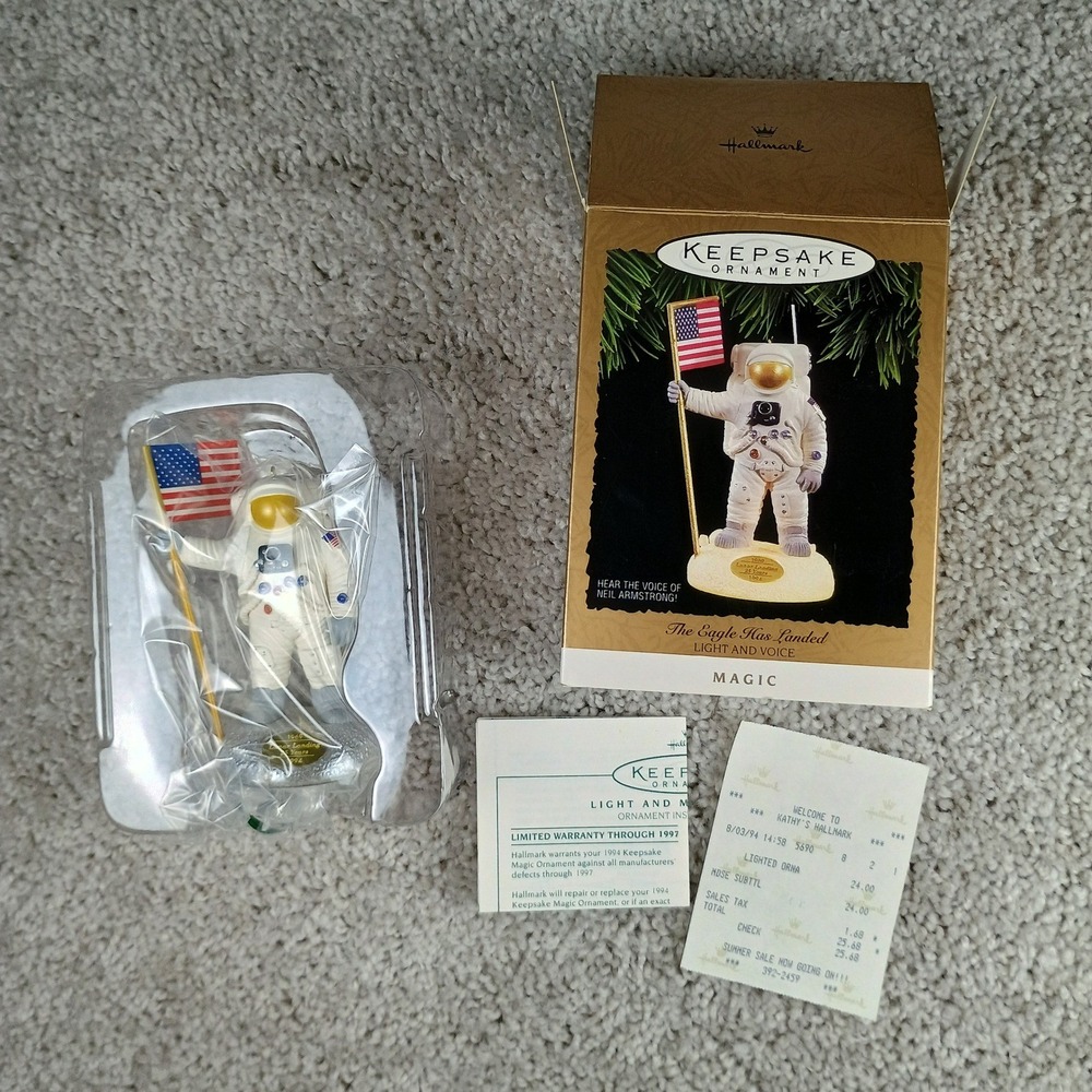 Hallmark Keepsake 1994 The Eagle Has Landed Moon Landing Astronaut Ornament